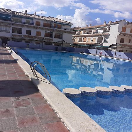 Apartamento Santa Pola, En Playa Del Tamarit Con Piscina. Exterior foto
