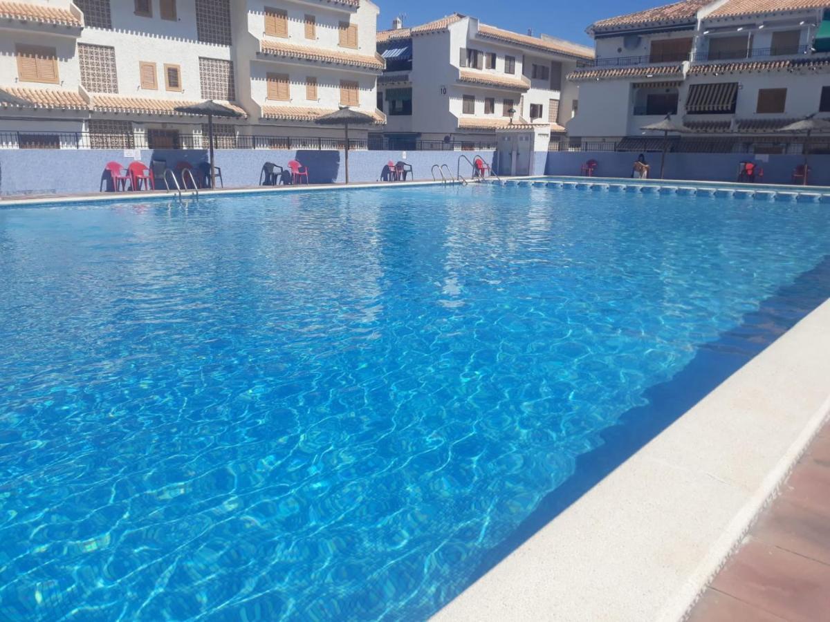 Apartamento Santa Pola, En Playa Del Tamarit Con Piscina. Exterior foto